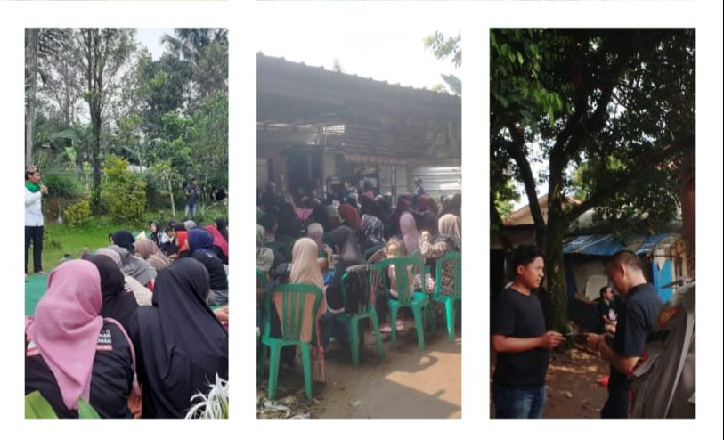 POLSEK CITEUREUP LAKUKAN PENGAMANAN DALAM RANGKAIAN GIAT KAMPANYE PILBUP KAB.BOGOR TATAP MUKA/ DIALOGIS DARI PASLON NO 2 KANG MUS(MUSYAFAUR RAHMAN DI WILAYAH KEC.CITEUREUP