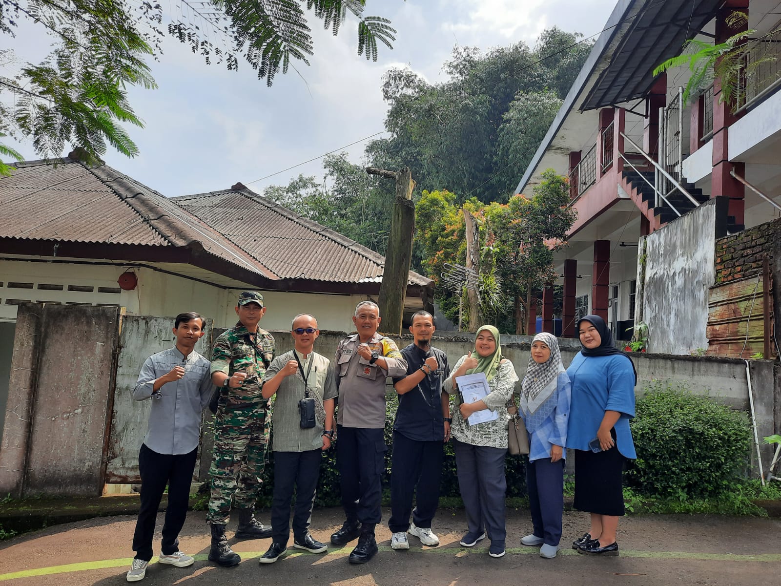 GIAT COOLING SYSTEM SINERGITAS TNI POLRI DENGAN WARGA BINAAN DIALOGIS SAMPAIKAN PESAN DAN AJAK JAGA KAMTIBMAS