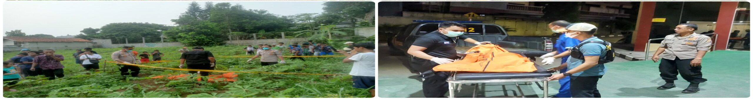 Kapolsek Rancabungur Bersama Team Inafis Sat Reskrim Dan Juga Instansi Terkait Cek Lokasi Penemuan Mayat Tanpa Identitas Di Desa Rancabungur Kec. Rancabungur Kab. Bogor.