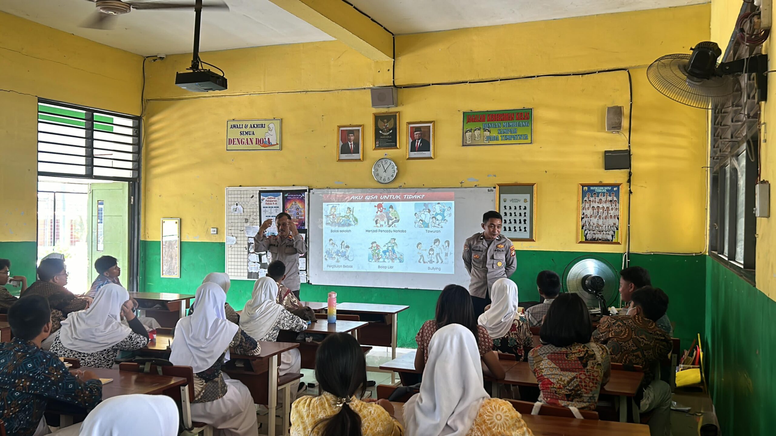 Satbinmas Polres Pelabuhan Tanjung Priok Beri Imbauan Cegah Dini Tawuran di Sekolah