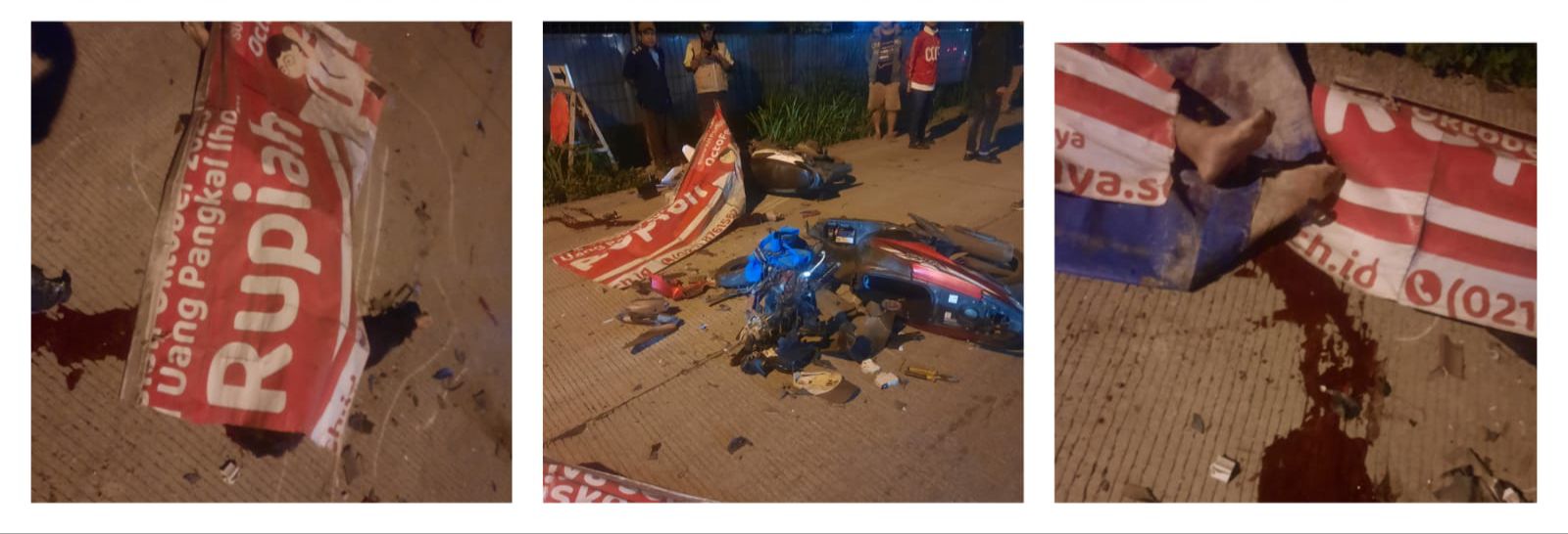 POLSEK CITEUREUP BERSAMA UNIT LAKA LANTAS SAT LANTAS POLRES BOGOR TANGANI LAKA LANTAS ANTARA 2 KENDARAAN RODA DUA