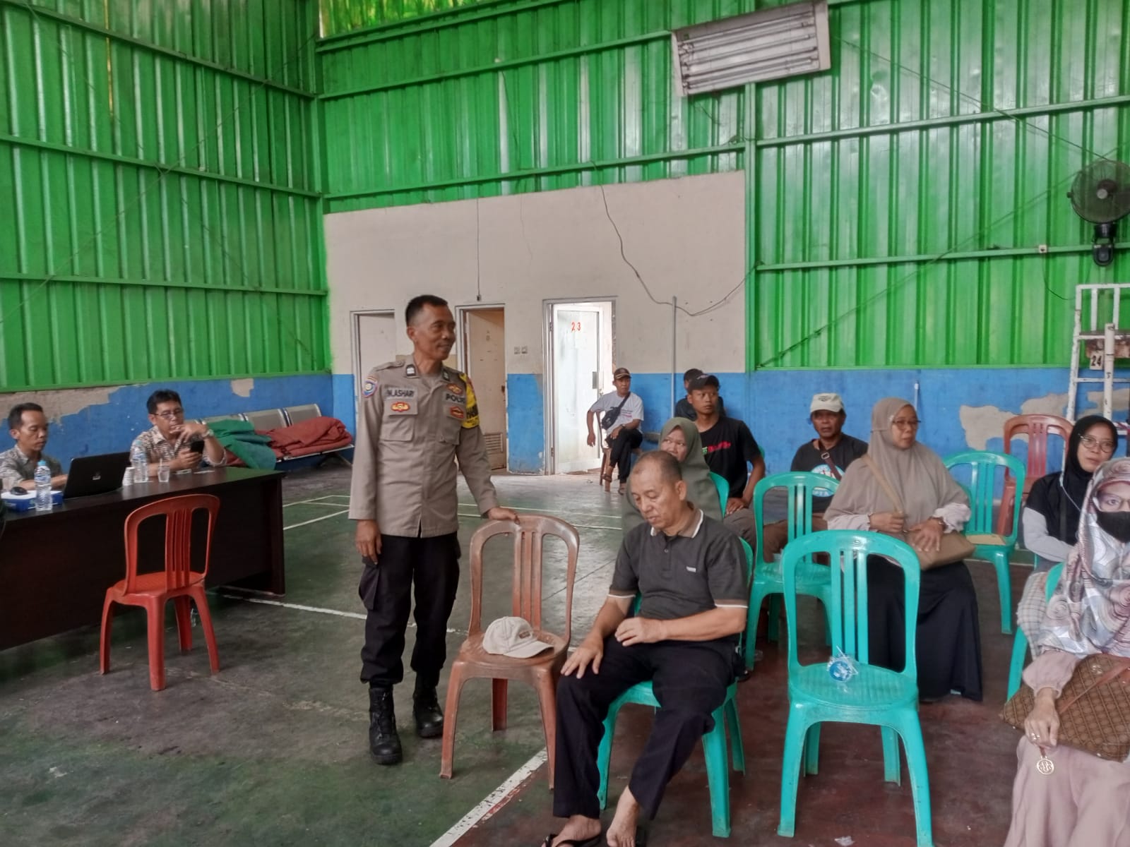 Bhabinkamtibmas Wilayah Hukum Polsek Citeureup Kelurahan Puspa Negara Monitoring Kegiatan Warga Binaan