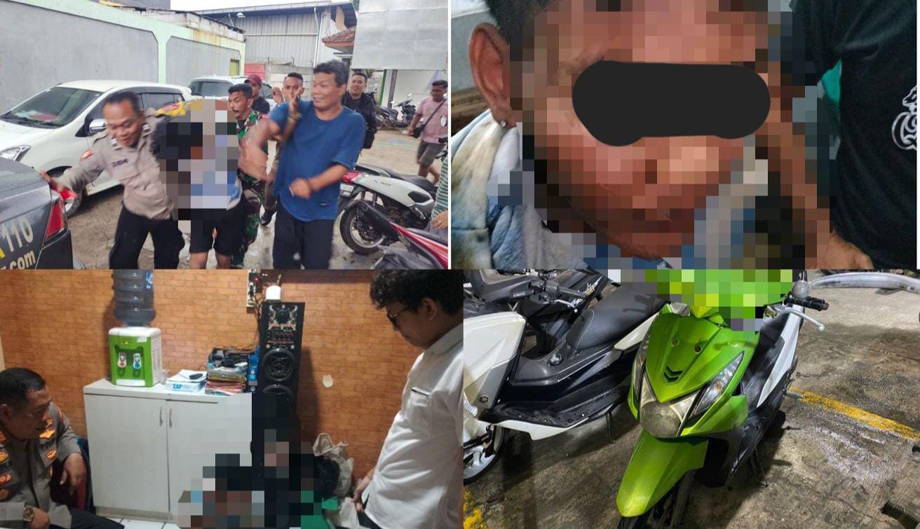 Polsek Cileungsi Berhasil Amankan Pelaku Curanmor
