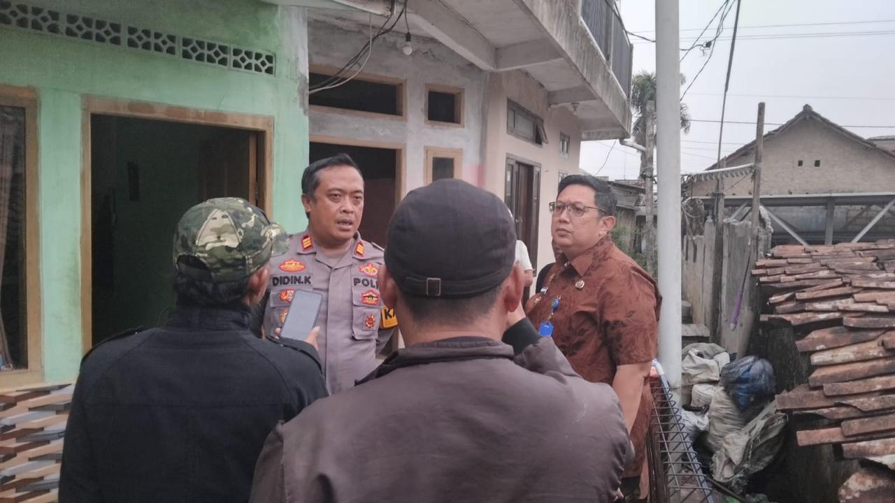 POLSEK CIJERUK BERSAMA FORKOMPICAM PEDULI KORBAN PENGANIAYAAN DAN PENGOROYOKAN, POLISI TERUS LAKUKAN INVESTIGASI PENYELIDIKAN LANJUT