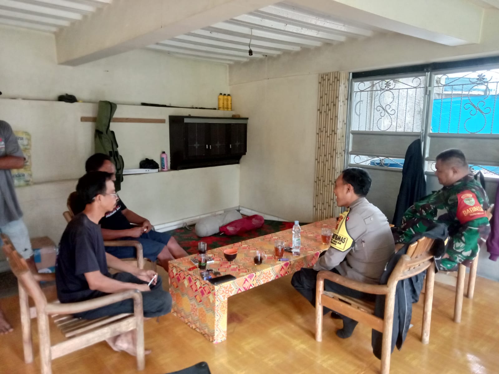 SINERGITAS TNI POLRI WILAYAH HUKUM POLSEK PARUNG GIAT COOLING SISTEM SAMBANG WARGA BERI HIMBAUAN DAN AJAK JAGA KAMTIBMAS