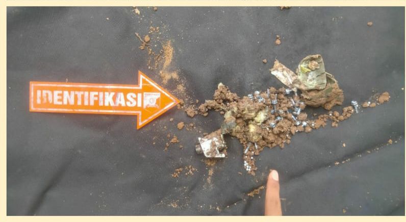 Polsek Tamansari Bersama Instansi Terkait Tindak Lanjuti Hasil Akhir Disposal Benda Yang Diduga Menyerupai Granat Tangan Jenis HRN Diledakan