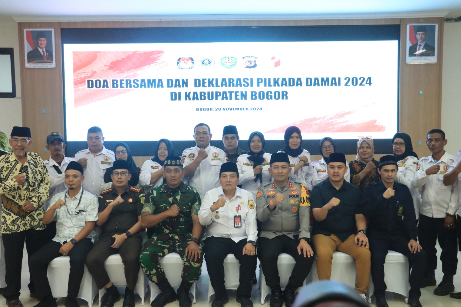 Doa Lintas Agama Dan Deklarasi Pilkada Mantap Praja Serentak Tahun 2024 Di Laksanakan Melalui Zoom Seluruh Polrestabes/ta, Polres Jajaran Polda Jabar