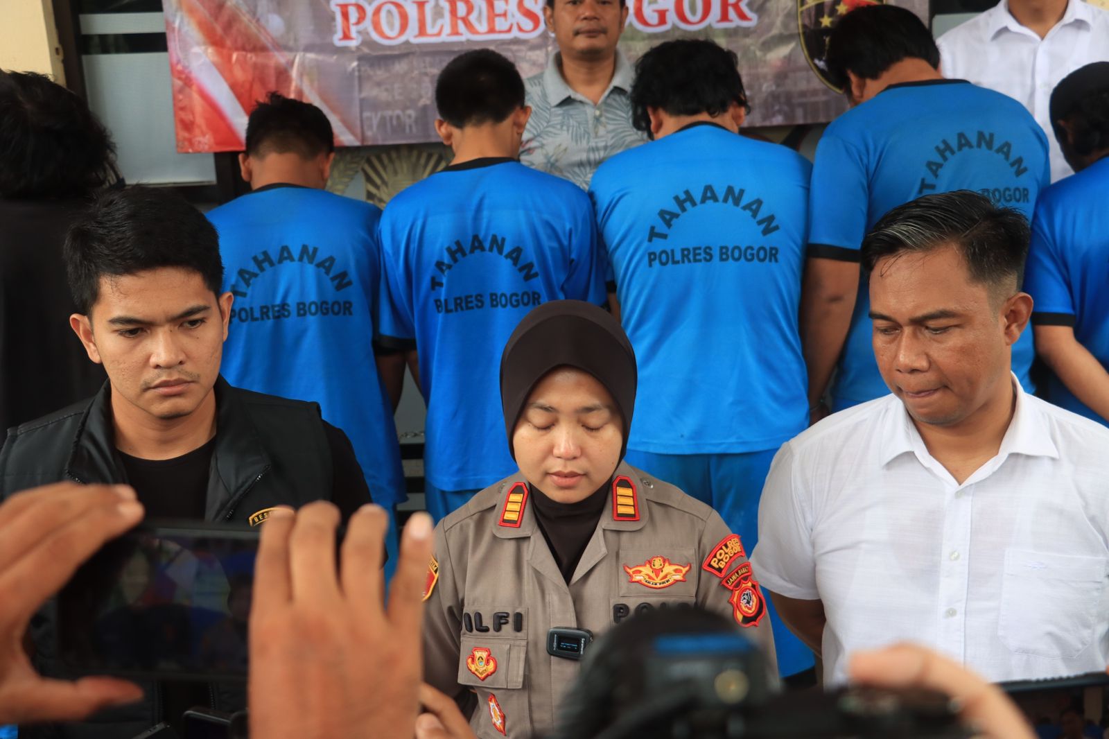 Polsek Klapanunggal Bersama Sat Reskrim Polres Bogor Ungkap Kasus Penyuntikan Tabung Gas Subsidi Ilegal