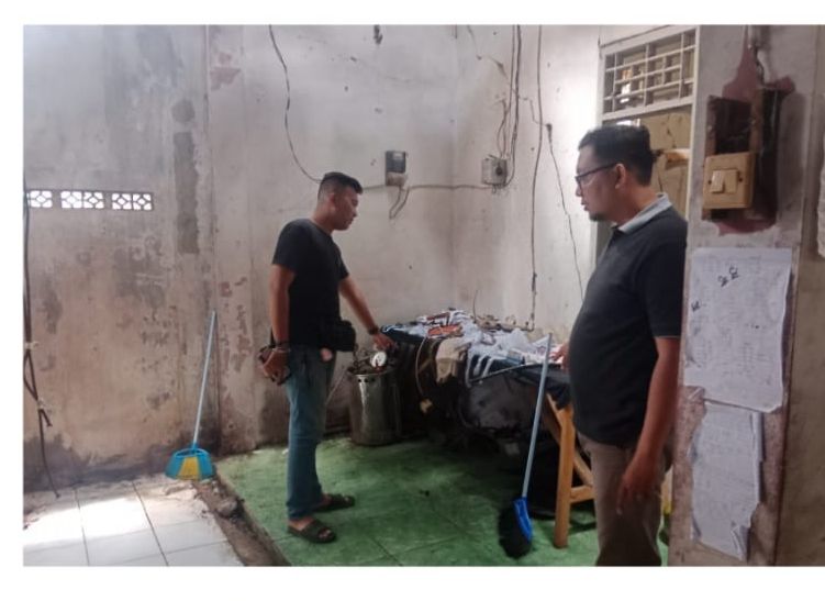 POLSEK PARUNG CEK LOKASI ADANYA LAPORAN KEJADIAN KECEKAKAAN KERJA TABUNG SETRIKA UAP MELEDAK