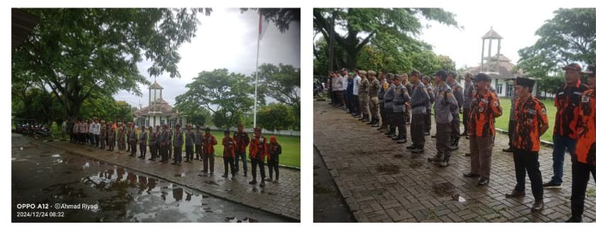 POLSEK TENJO BERSAMA FORKOMPICAM DAN STAKEHOLDET LAINNYA MELAKSANAKAN GIAT APEL SIAGA DALAM RANGKAT NATARU DAN MENYAMBUT TAHUN BARU 2025