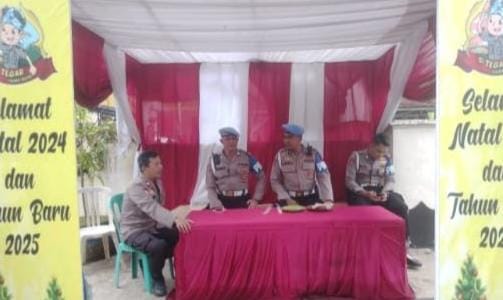 POLSEK JASINGA MENERIMA KUNJUNGAN PROPAM POLRES BOGOR KEGIATAN SUPERVISI, PENGECEKAN & PENGAWASAN OPERASI LILIN LODAYA 2024 POS GATUR JASINGA DAN KESIAPAN PERSONIL PENGAMANAN