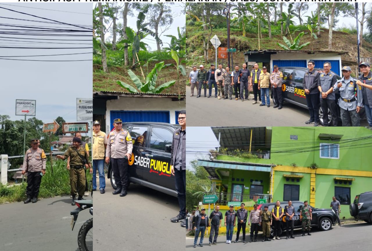 GIAT PATROLI GABUNGAN POLSEK MEGAMENDUNG & TEAM SABER PUNGLI JABAR DALAM RANGKA ANTISIPASI PREMANISME / PEMALAKAN /CALO/ JURU PARKIR LIAR