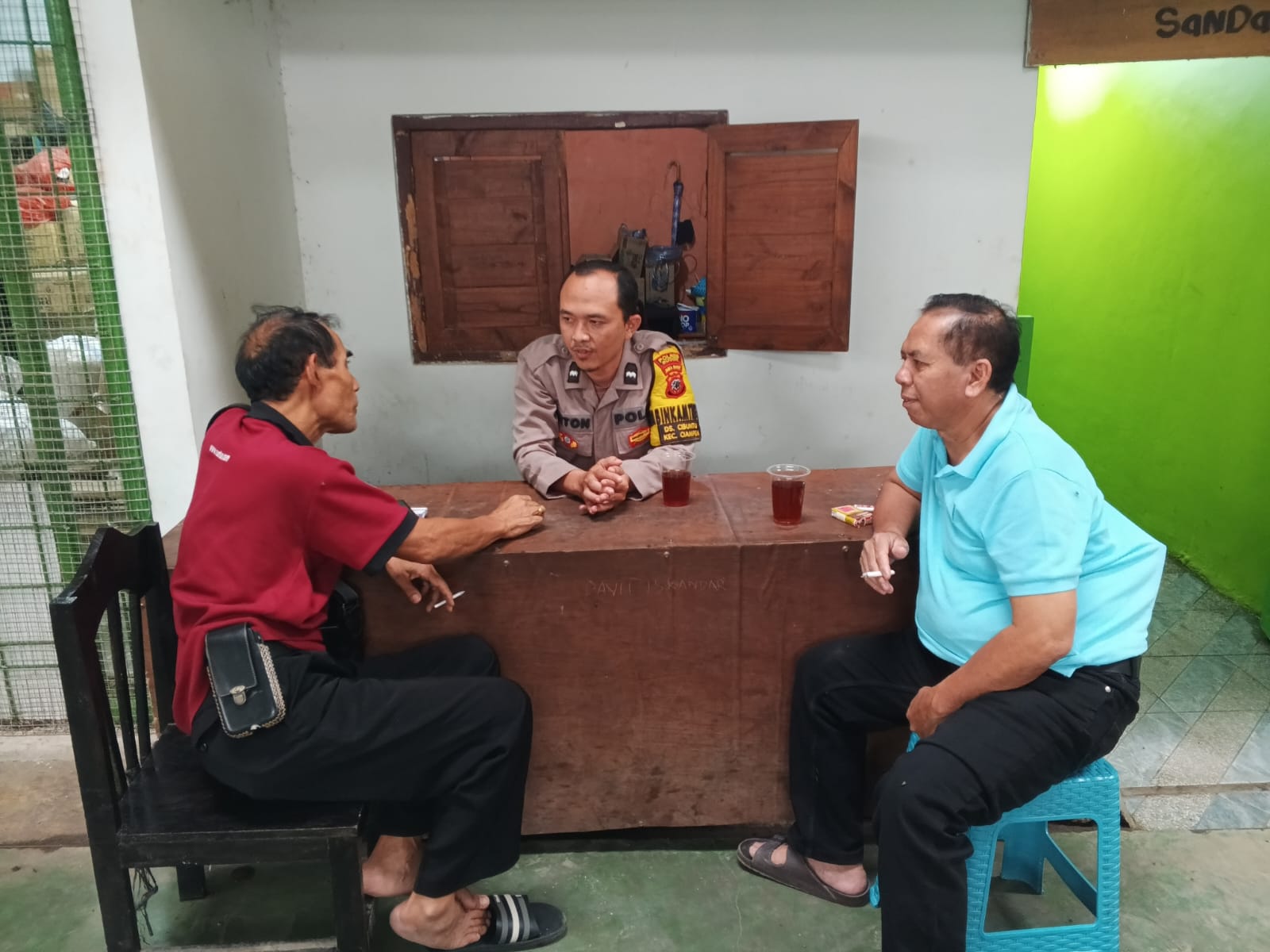 BHABINKAMTIBMAS WILAYAH HUKUM POLSEK CIAMPEA GIAT COOLING SISTEM SAMBANG PENGURUS RDAY ( RUMAH DOA ANAK YATIM)