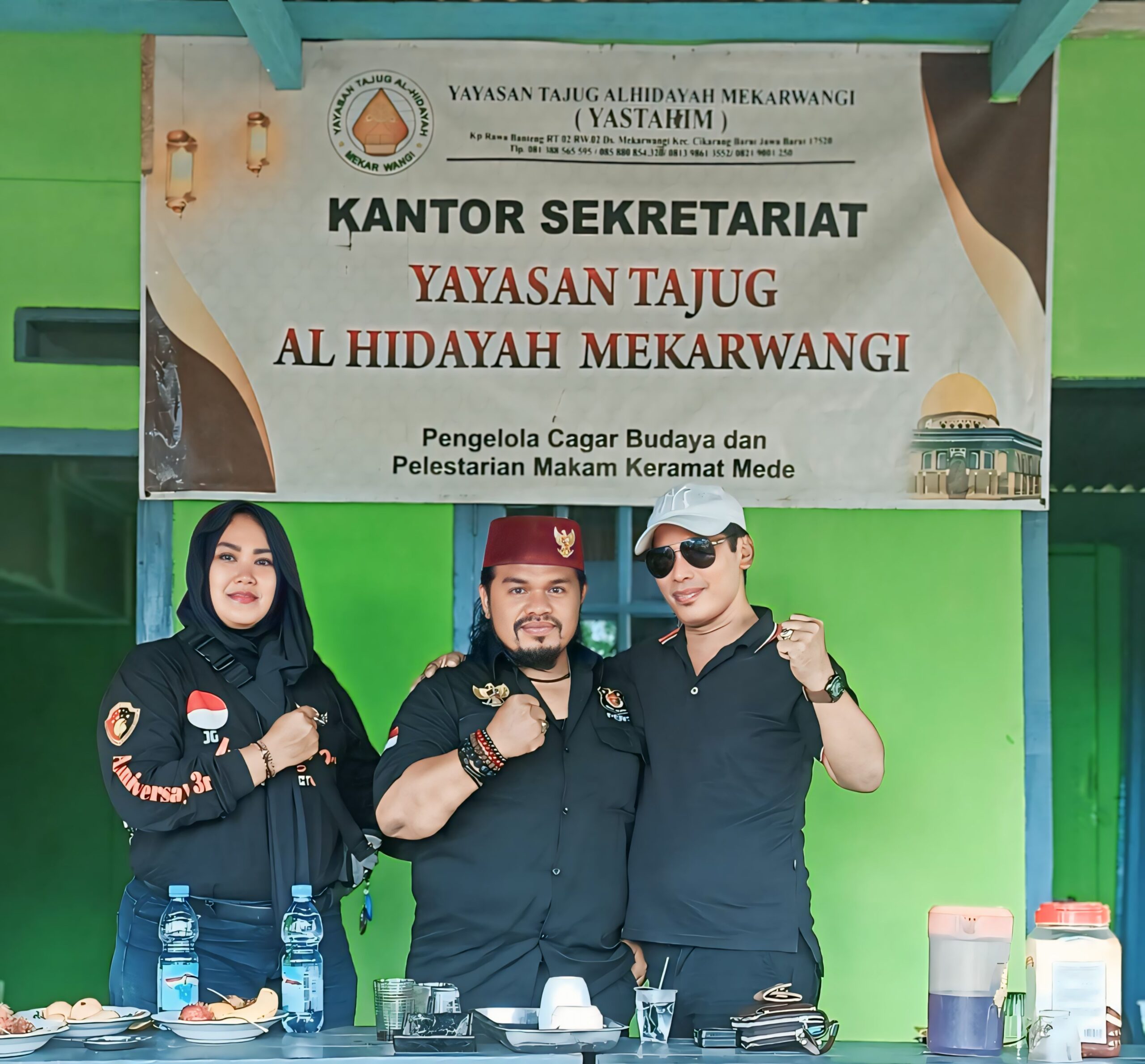 Humas Teamsus Sembilan Nusantara Giat Silaturahmi Ke sekretariat Yayasan Tajuk Al Hidayah Mekarwangi.