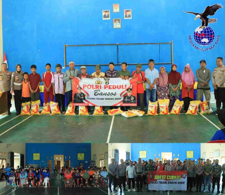 Polres Tulang Bawang Barat laksanakan Jumat Curhat di Tiyuh Mulya Jaya