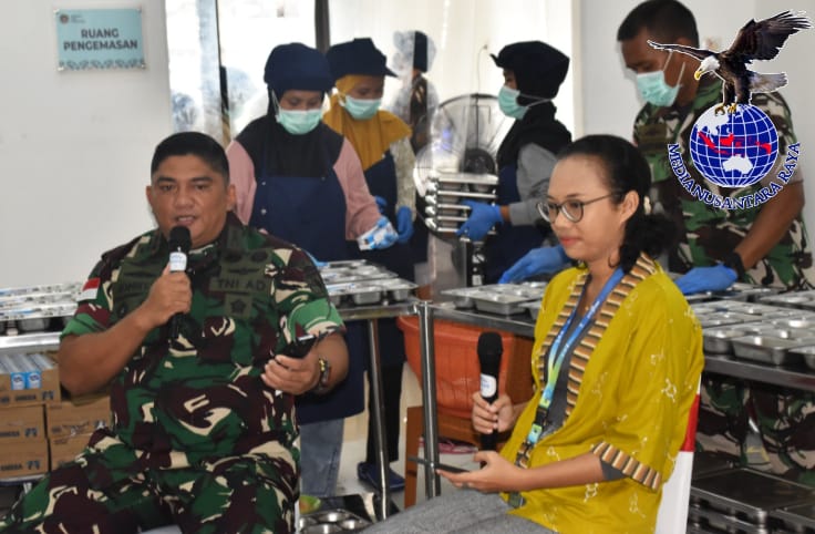 Letkol Inf Johny Nofriady, Setiap Bahan Diseleksi Sehingga Makanan yang Disajikan Bergizi