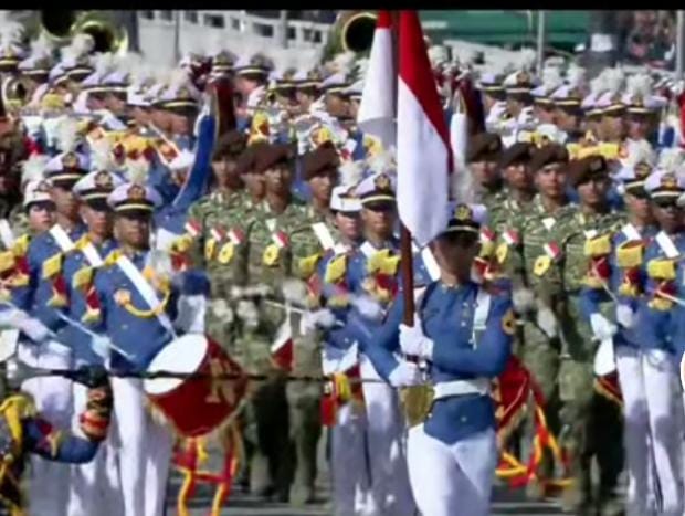 Kontingen Patriot Indonesia Pukau Warga India