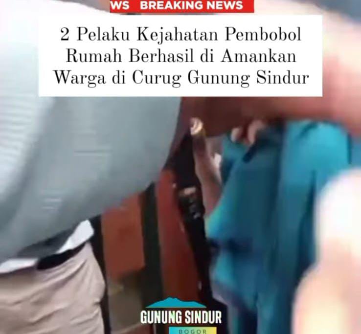 Polsek Gunung Sindur Tindak Lanjutti Terkait Adanya Laporan Perkara Pencurian Rumah Kosong