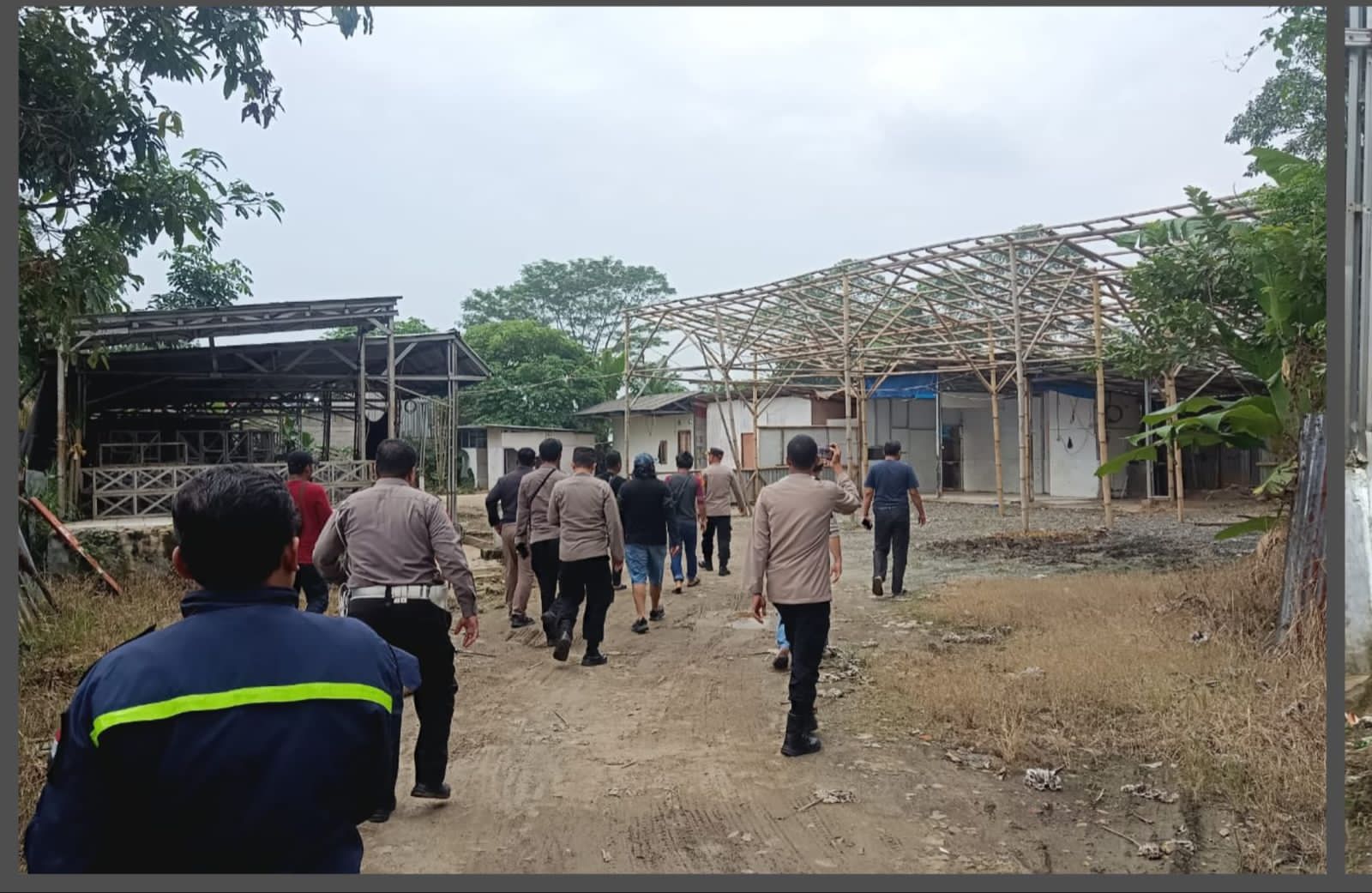 Polsek Parung Tindak Lanjuti Laporan Terkait Cek Lokasi Adanya Laporan Dugaan Gudang Pengoplosan Gas Subsidi