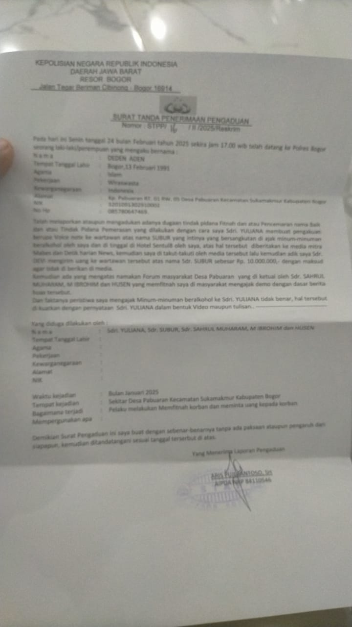 DI DUGA ADA PROVOKATOR PERKERUH MASALAH DI DEMO PABUARAN.