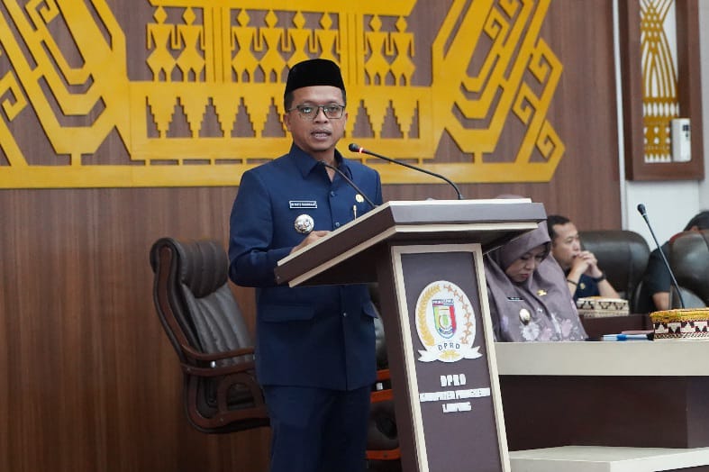 Bupati Pringsewu Hi . Riyanto Pamungkas Sampaikan LKPJ Kepala Daerah 2024