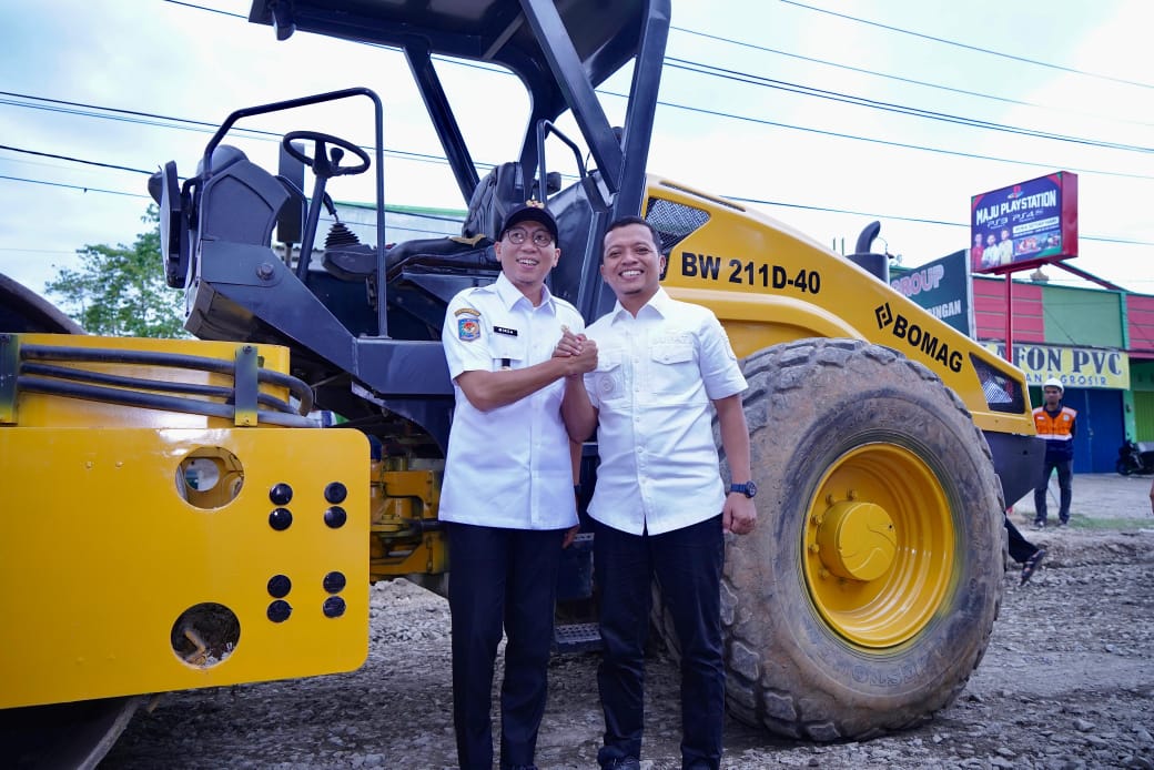 Gubernur Lampung & Bupati Pringsewu Ground Breaking Jalan Provinsi 