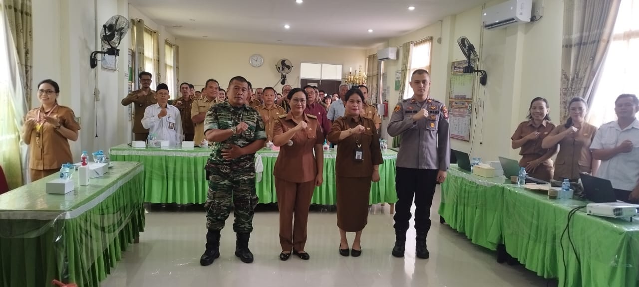 Kapolsek Hadiri Giat Lokakarya Mini Lintas Sektor Puskesmas Karangan