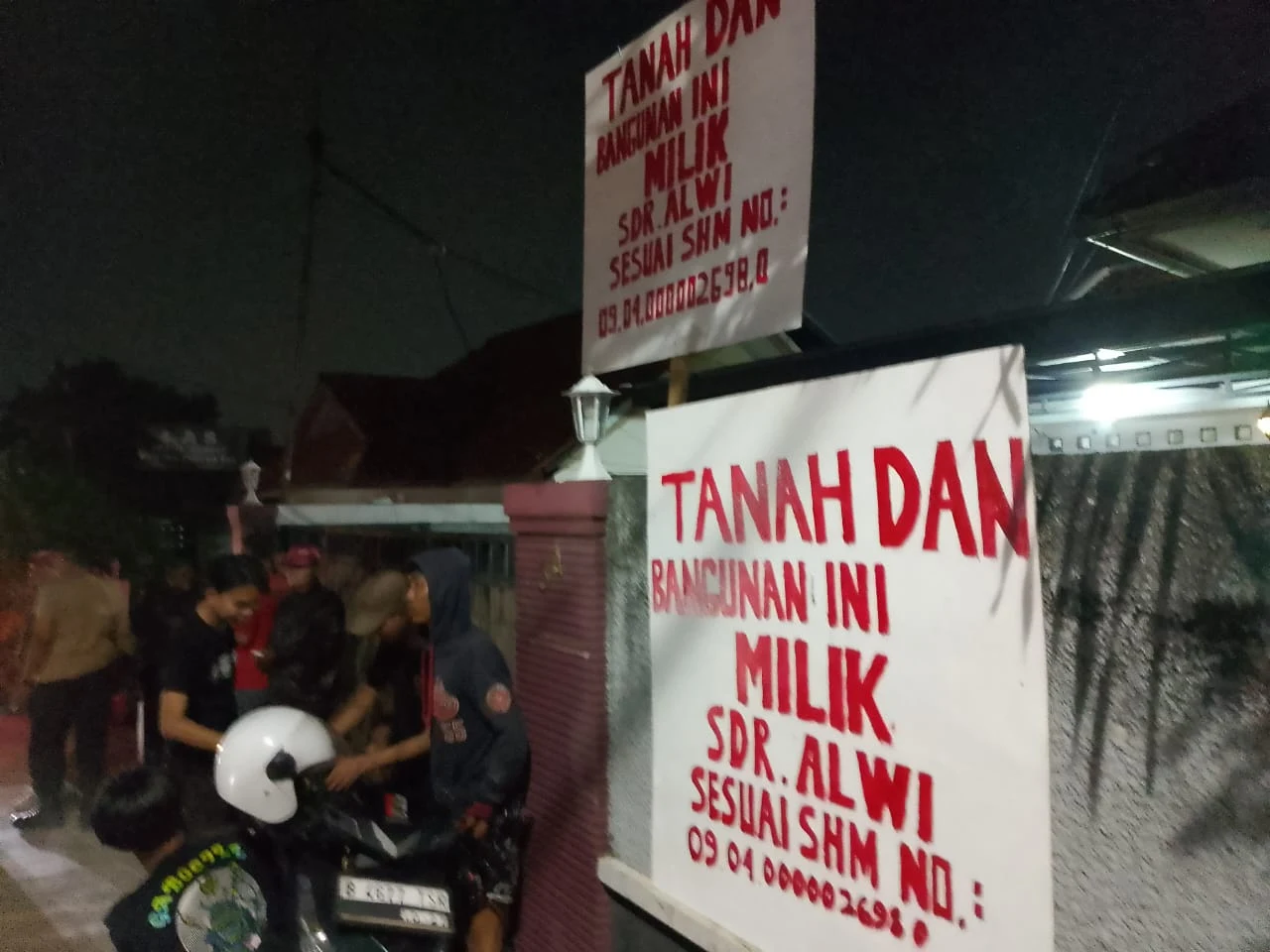 Geruduk Rumah di Jalan Waru, Habib Alwi minta hak nya segera di kembalikan