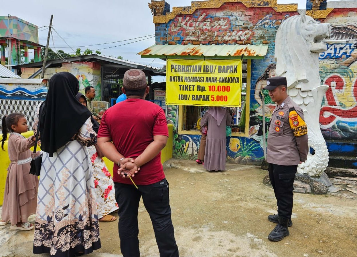 Tempat Wisata Mulai Ramai Didatangi Pengunjung, Polres Lampung Tengah dan Jajaran Pastikan Keamanan
