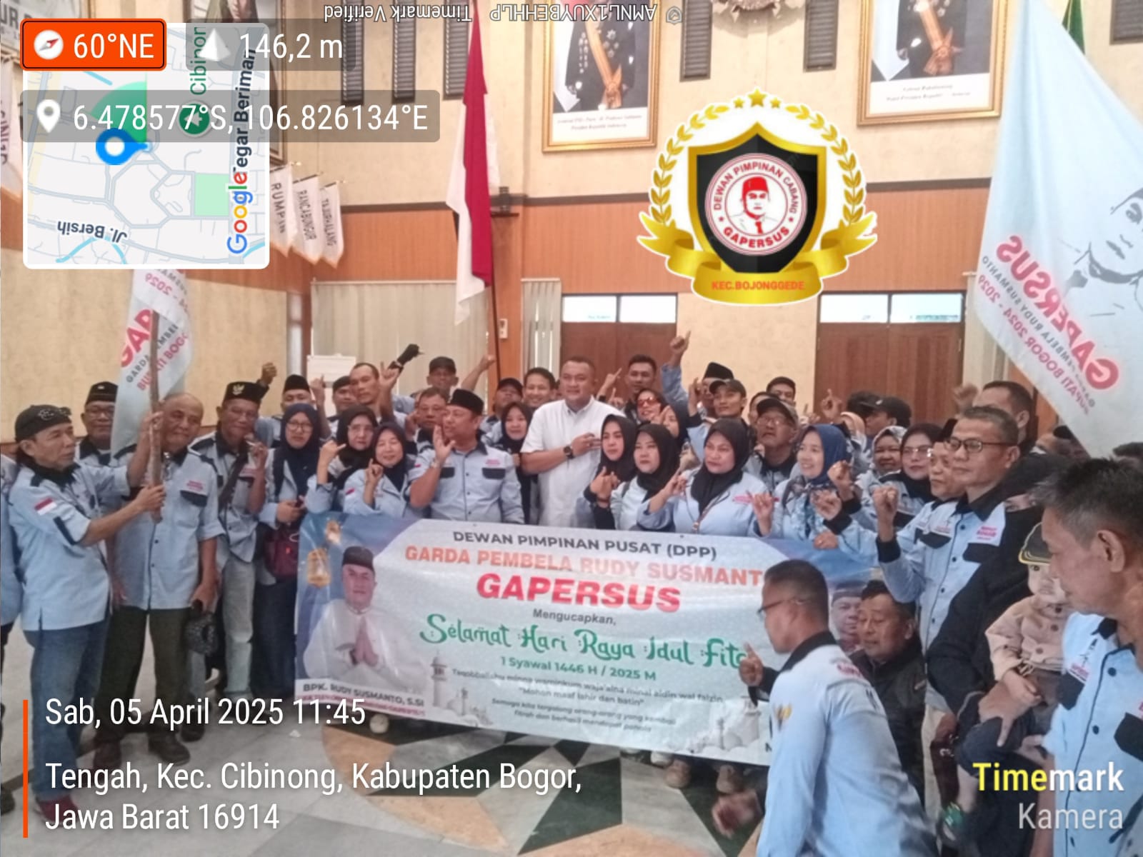 Halal Bihalal Gapersus Bersama Rudy Susmanto Di Pendopo Kabupaten Bogor, Simbol Kepedulian untuk Rakyat