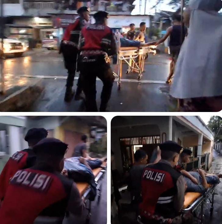 Anggota Samapta Polres Sukabumi Bantu Warga Alami Sakit Jantung di Cisolok