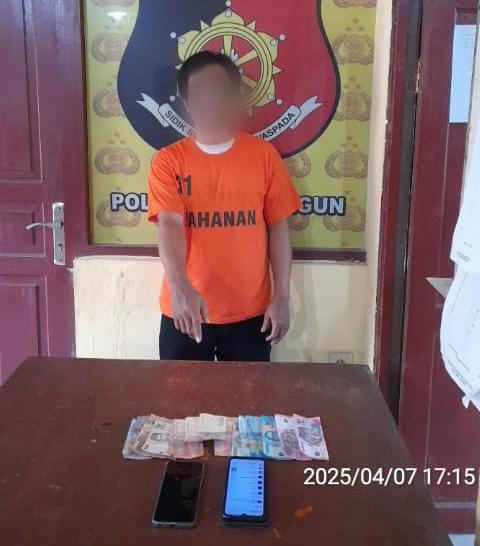 Sat Reskrim Polres Simalungun Berhasil Tangkap Pelaku Perjudian Togel Di Silau Kahean