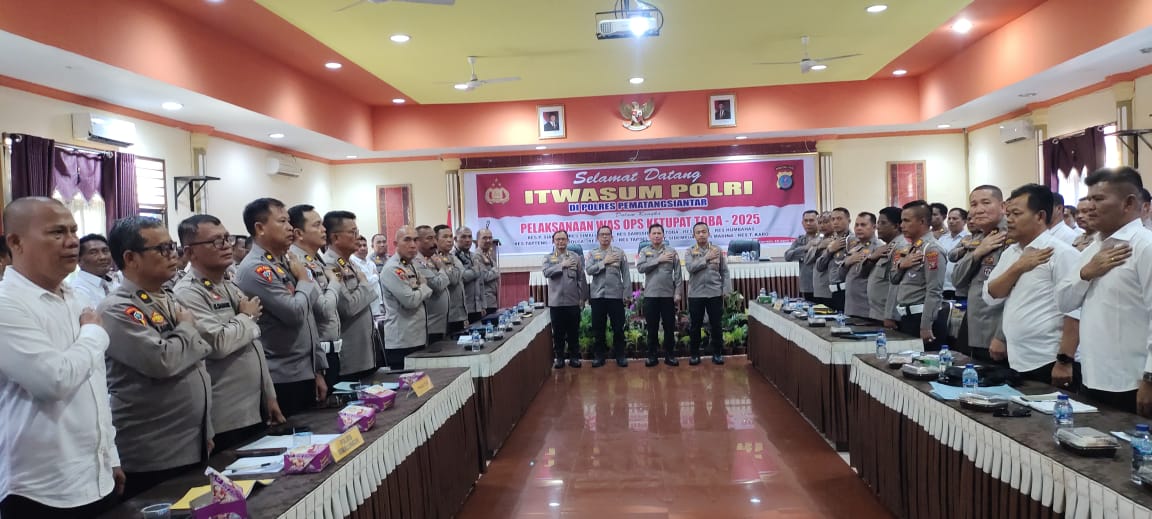 Kapolres Simalungun Dampingi Kunjungan Tim Itwasum Polri dalam Rangka Was Ops Ketupat Toba-2025