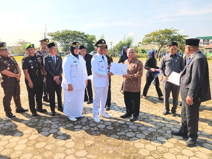 Pemkab Gelar Upacara HUT Ke-16 Kabupaten Pringsewu