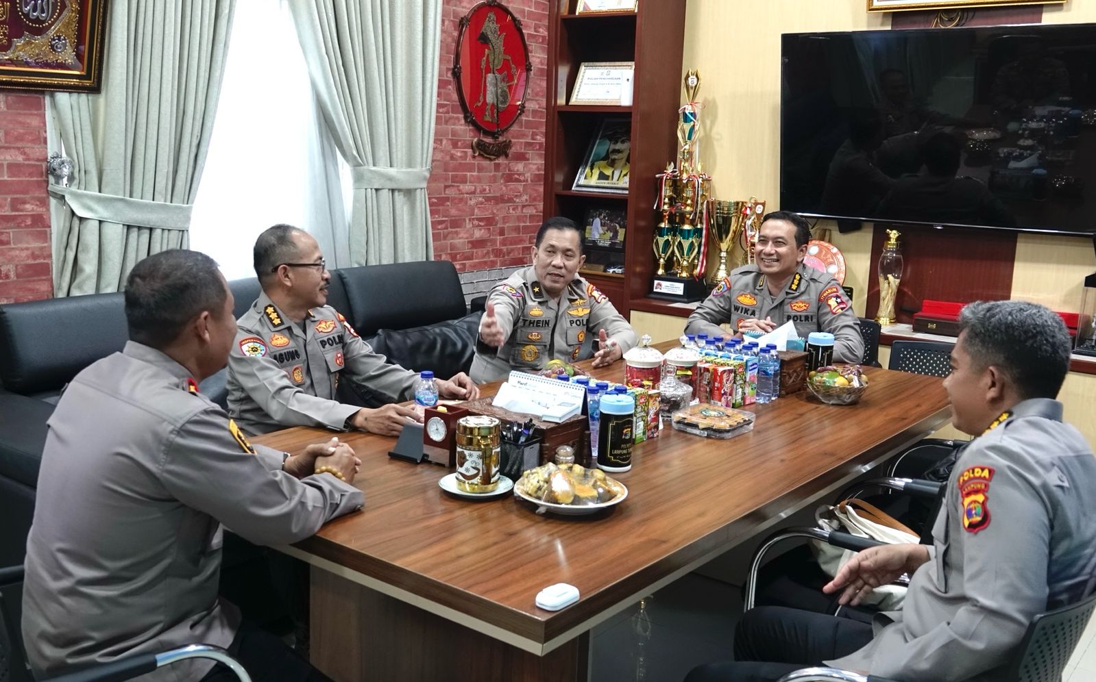 Kapolres Lampung Tengah Terima Tim Was Ops Ketupat 2025 Itwasum Polri