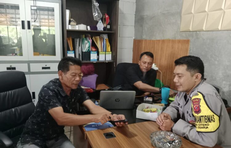 Bhabinkamtibmas Wilayah Dialog Ajak Jaga Kondusifitas Cegah Gangguan Kamtibmas