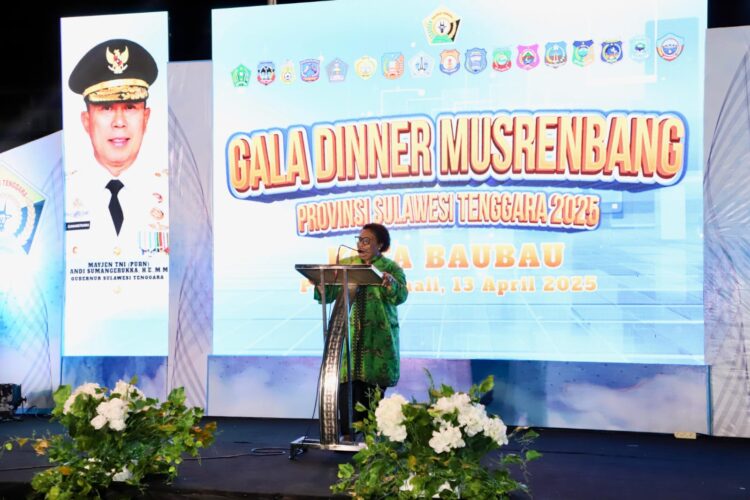 Pada Gala Dinner Musrenbang Provinsi Sultra, Wamendagri Ribka Singgung Pentingnya Sinkronisasi Pusat-Daerah