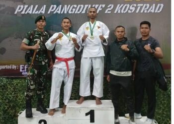 Petarung Kikav 8 Kostrad Sabet Medali Dalam Kejuaraan Nasional