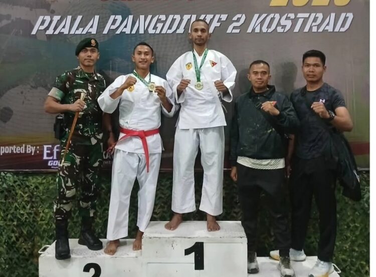 Petarung Kikav 8 Kostrad Sabet Medali Dalam Kejuaraan Nasional