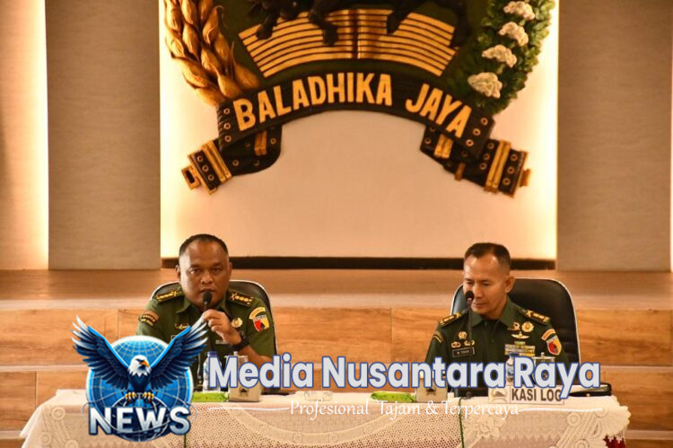 Korem 083/Bdj Terima Tim Verifikasi Dalam Rangka Sertijab Danrem