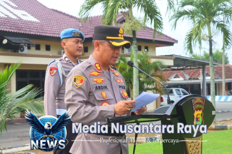 Pimpin Upacara HKN 2025, Ini Penekanan Kapolres Lampung Tengah