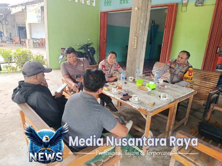 Melalui coffe Morning Polsek Menjalin Kemitraan Dengan Masyarakat
