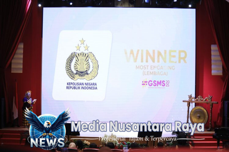 Divisi Humas Polri Meraih Penghargaan “Most Engaging” Pada Ajang GSMS 2025