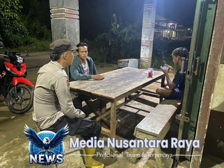 Giat Patroli Malam Polsek Meranti Ciptakan Rasa Aman Dan Nyaman