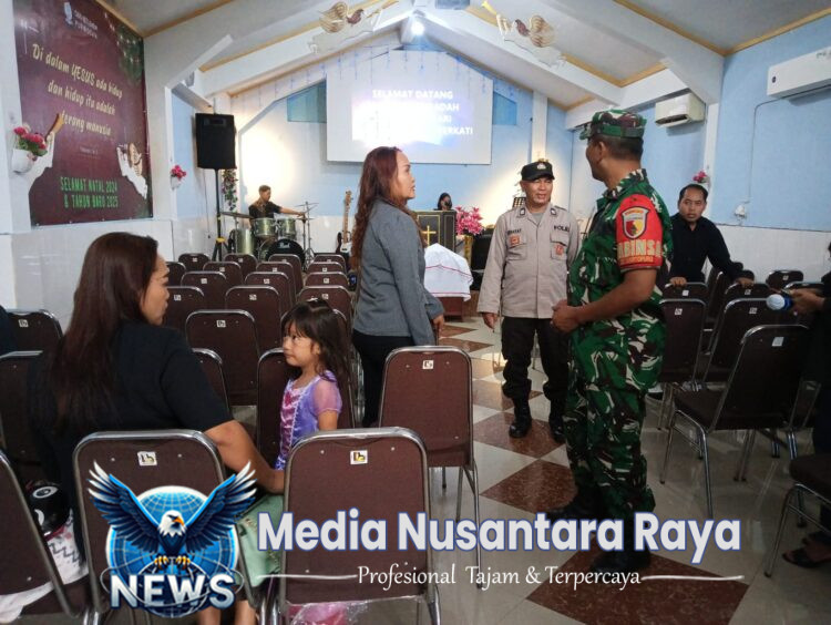 Pastikan Kondusif, Babinsa Martopuro Amankan Perayaan Paskah di Gereja GBIS Purwosari