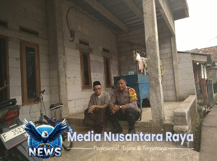 Bhabinkamtibmas Wilayah Hukum Polsek Dramaga Polres Bogor Giat Cooling Sistem Sambang Beri Himbauan Ajak Jaga Kondusifitas Cegah Gangguan Kamtibmas