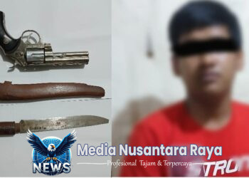 Sat Reskrim Polsek Pematang Amankan Seorang Pemuda Kedapatan Membawa Sajam dan Pistol Korek Api