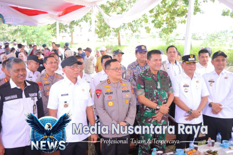 Kapolda Lampung Hadiri Gerak Tanam Raya Padi Serentak, Dukung Ketahanan Pangan Nasional