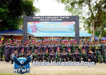 Prajurit Satgasmar Pam Ambalat XXX Tatap Muka dengan Danguspurla Koarmada II
