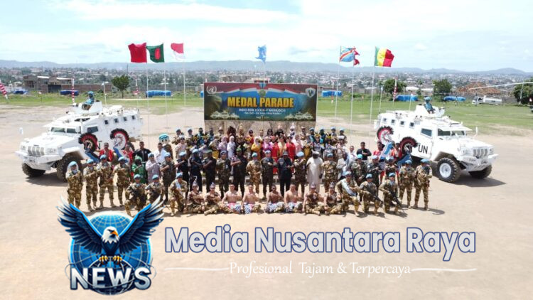 Pertunjukan Seni dan Budaya Indonesia Memukau Dunia Dalam Rangka Medal Parade Ceremony Sstgas BGC 39-F Monusco